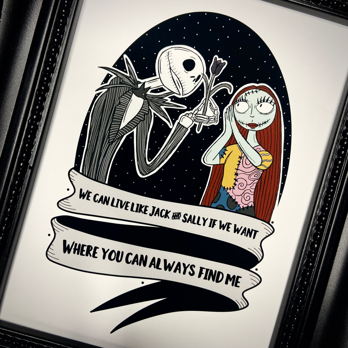 Jack & Sally Print