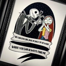 Load image into Gallery viewer, Jack &amp; Sally Print
