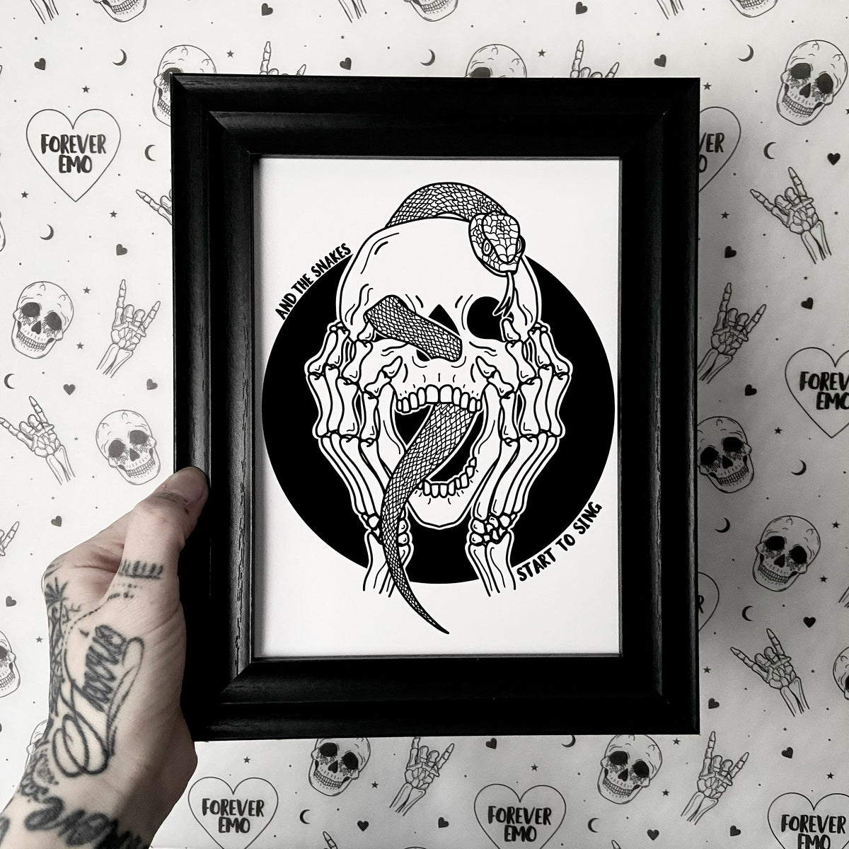Snakes Start To Sing Print