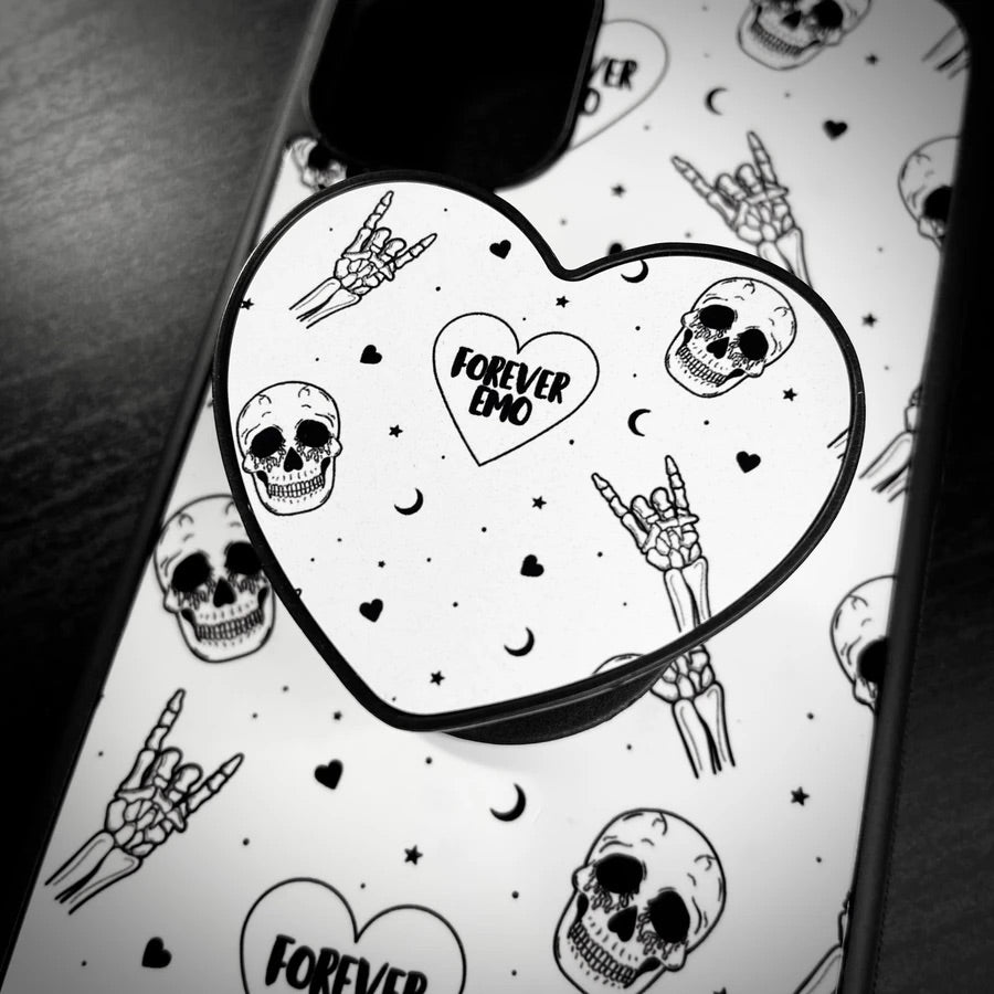 Forever Emo Heart Pop Socket