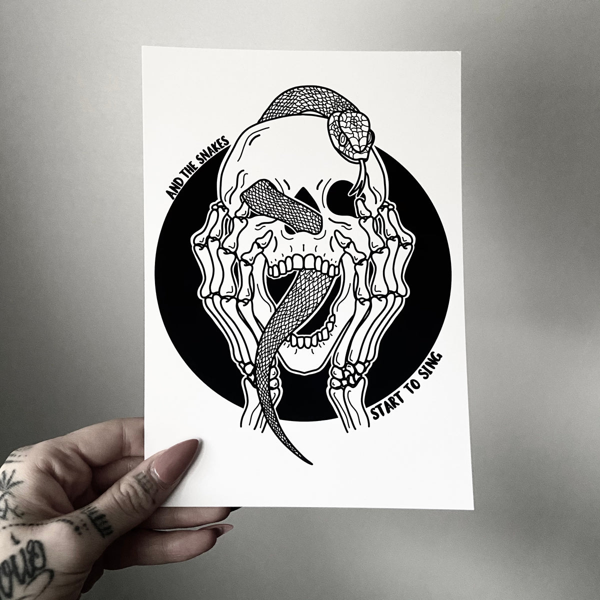 Snakes Start To Sing Print