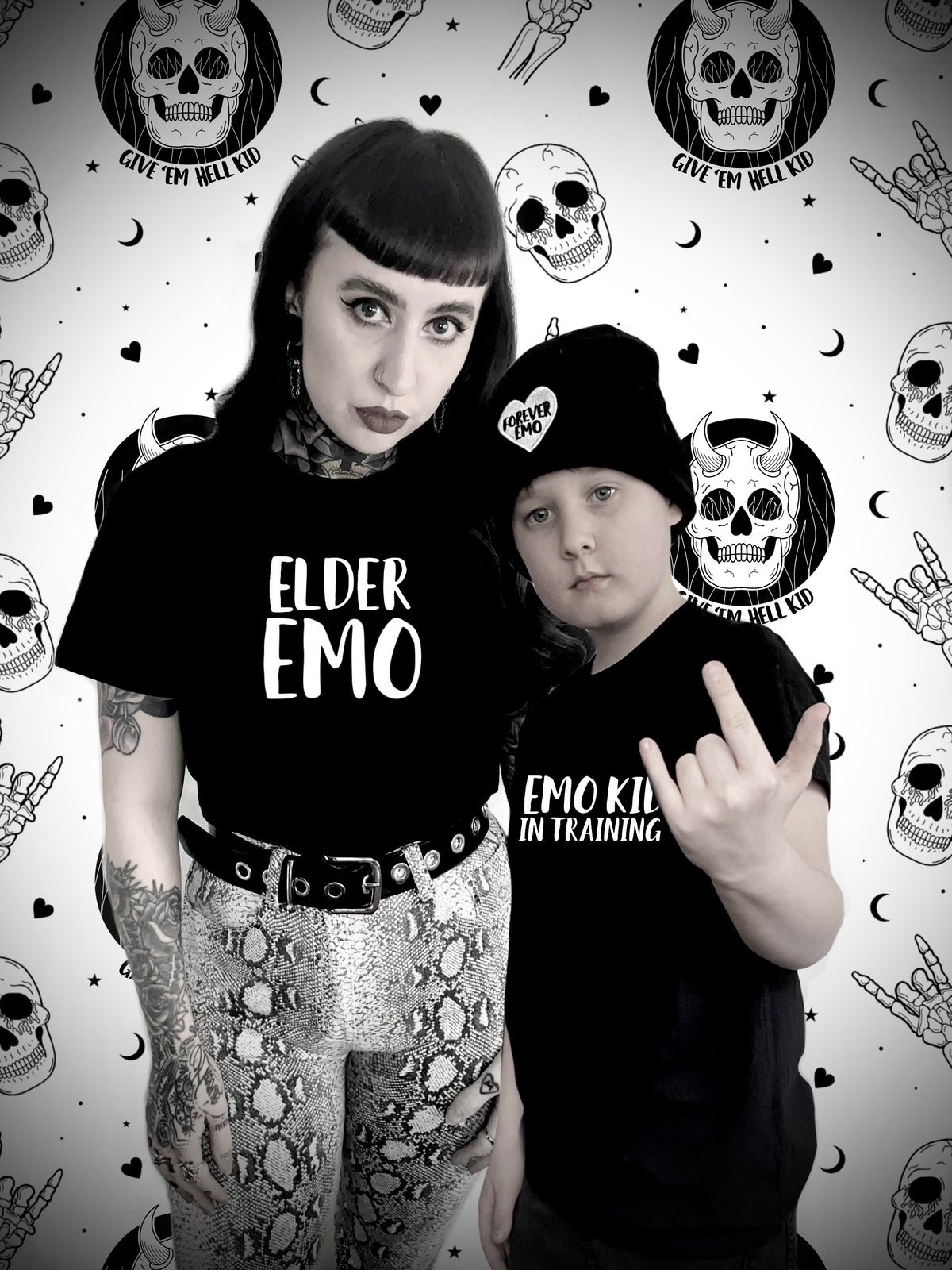 Emo Kid Parent & Child Set