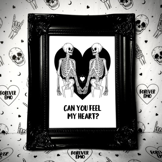 Can You Feel My Heart Print