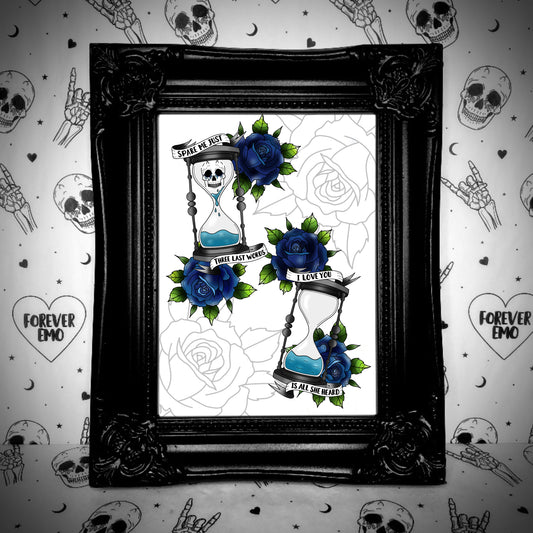 Three Last Words Print