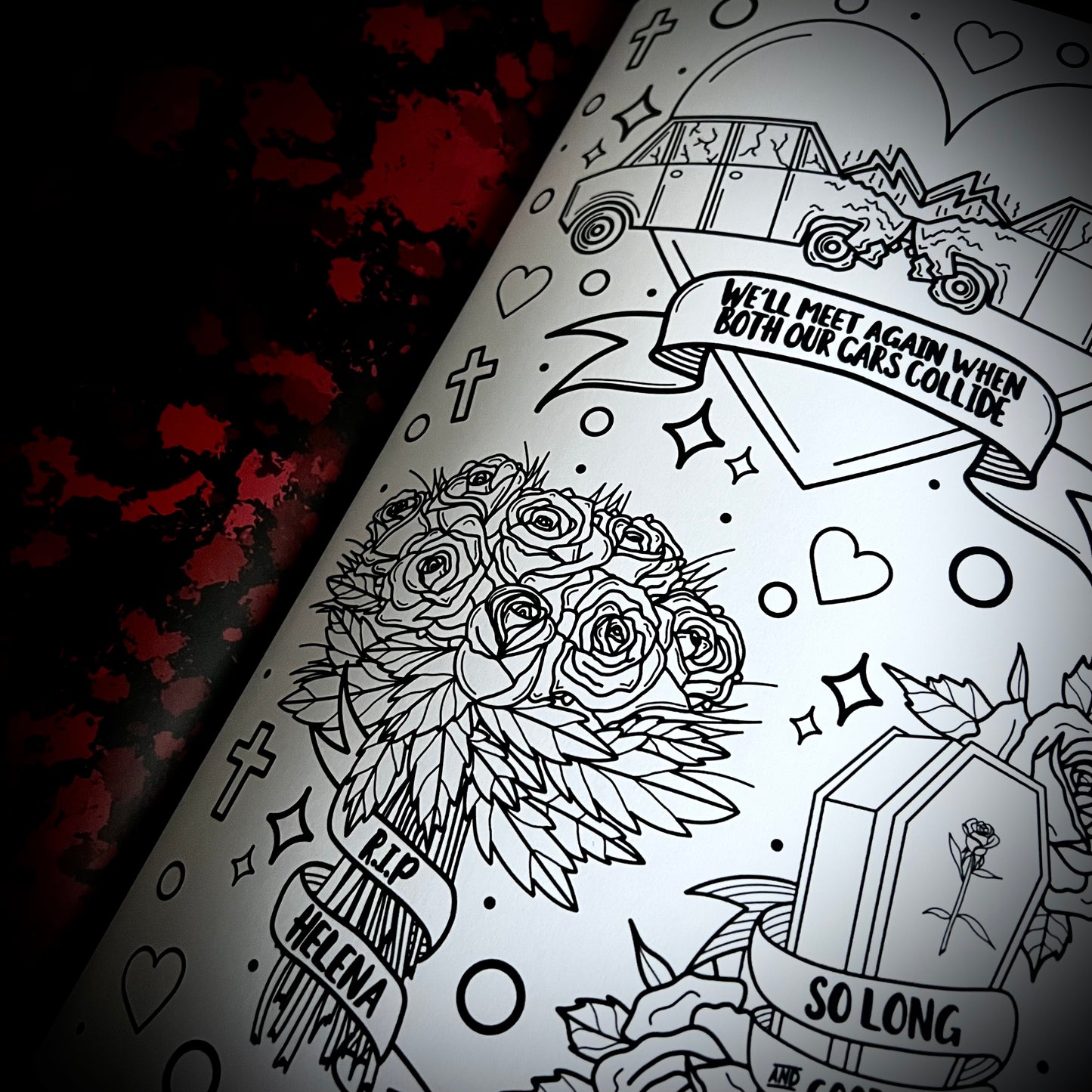 Sweet Revenge A4 Colouring Book