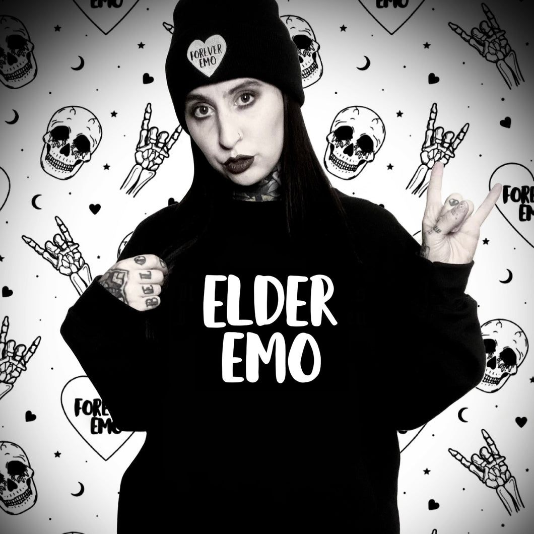 Elder Emo Sweatshirt - White