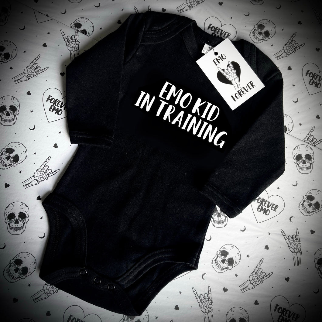 Emo Kid In Training Bodysuit - Main Image