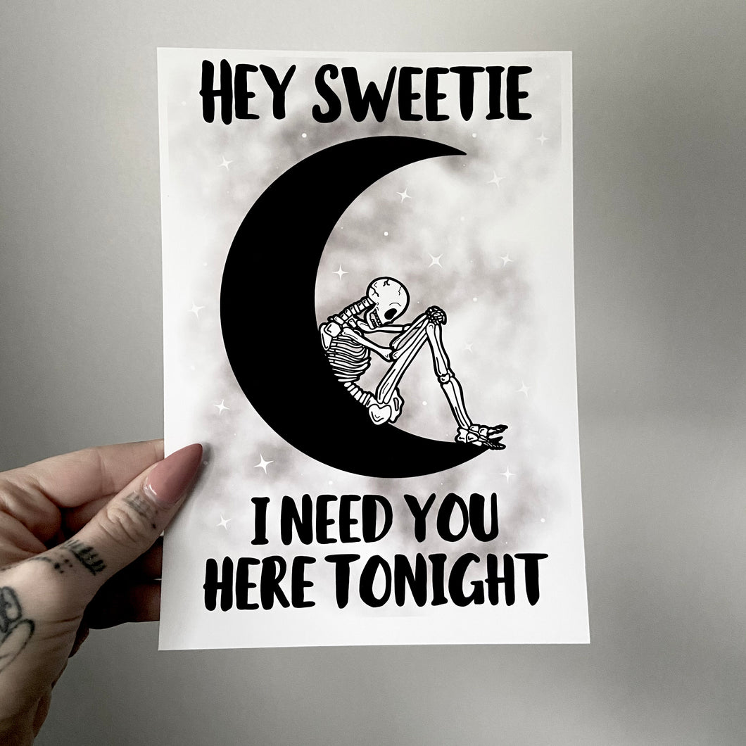 Hey Sweetie Print
