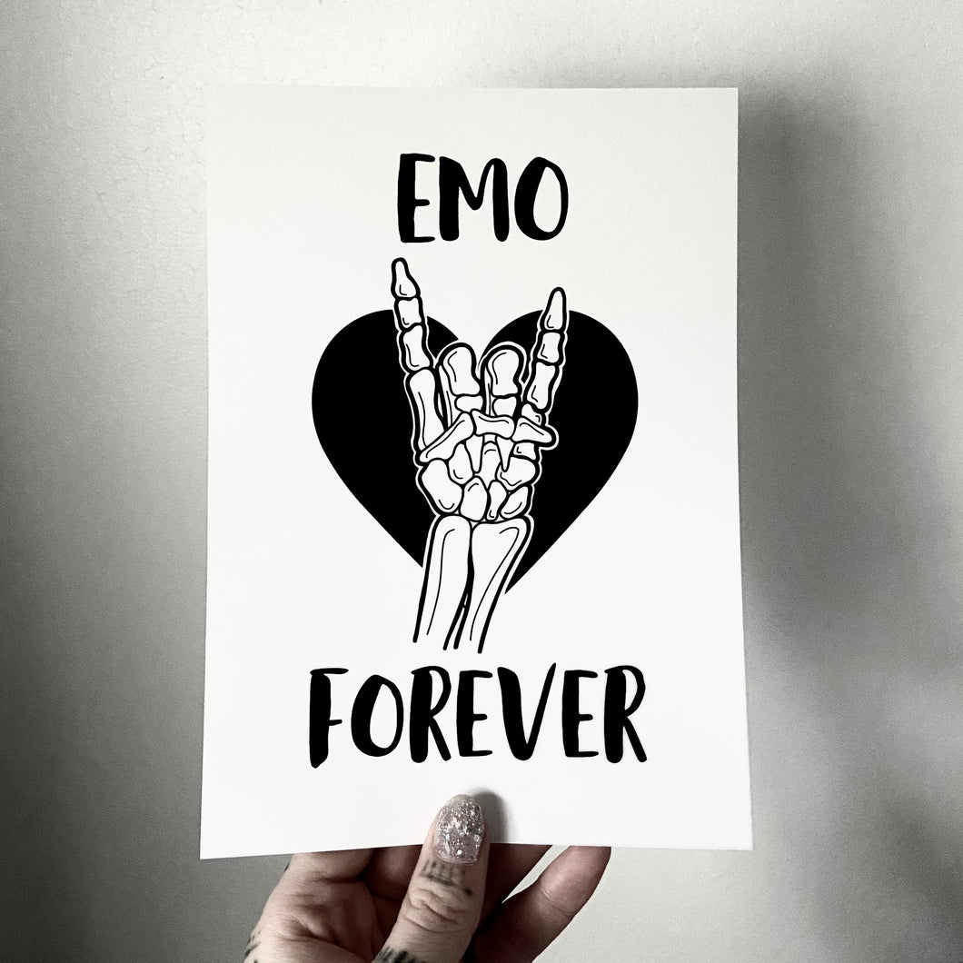 Emo Forever Print