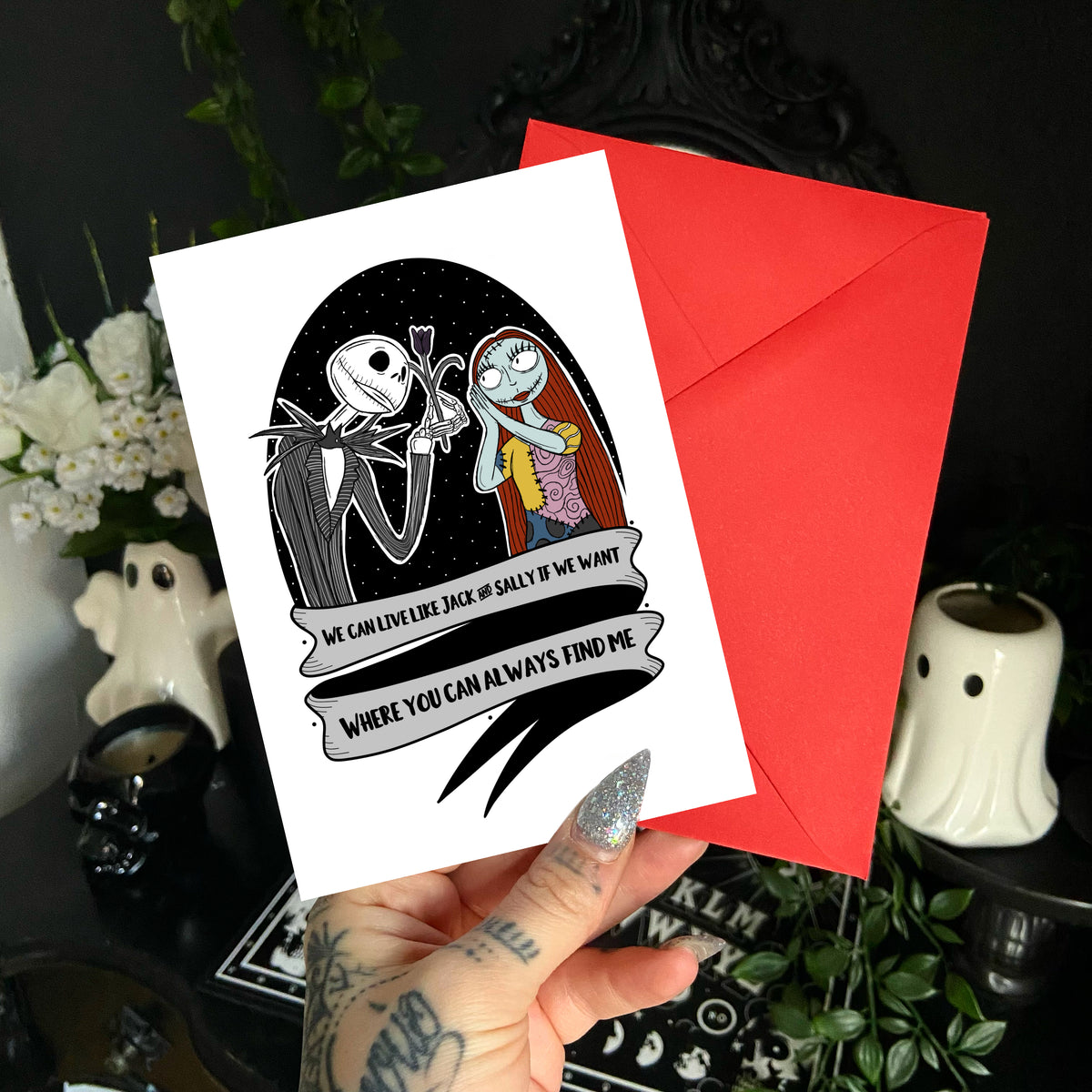 Jack & Sally A6 Card
