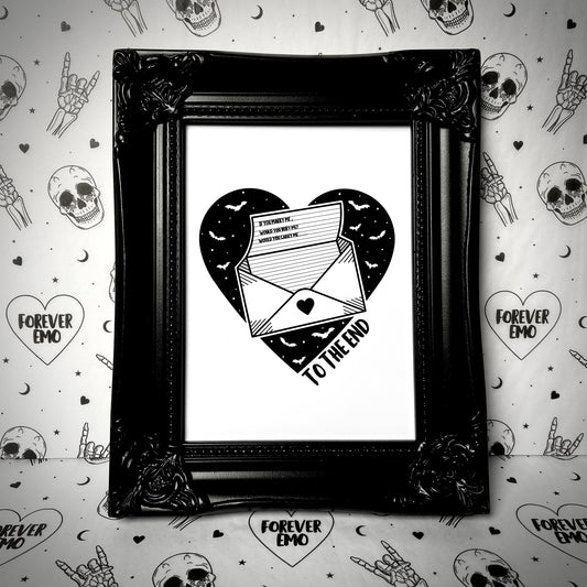 To The End Print