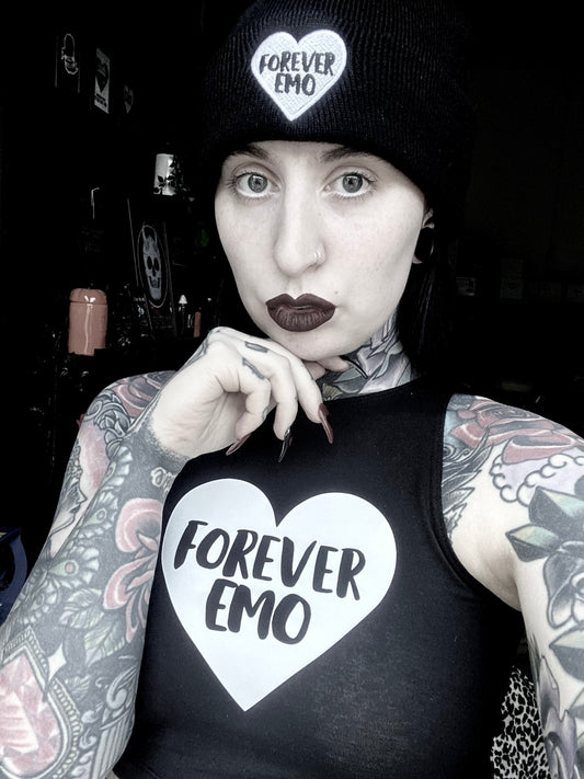 Forever Emo Crop Top