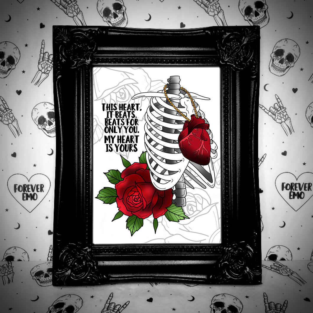 My Heart Is Yours Print