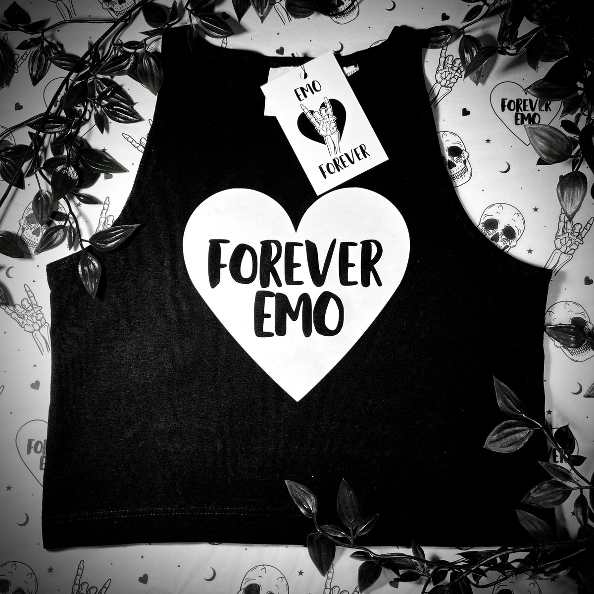 Forever Emo Crop Top