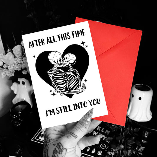 I’m Still Into You A6 Card