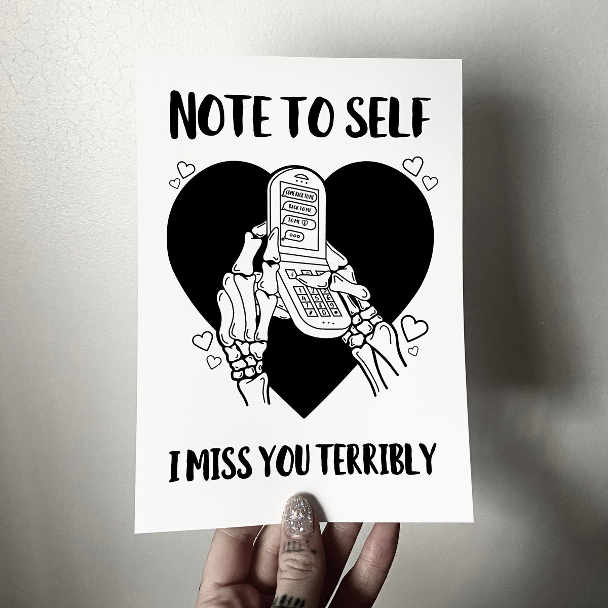 Note To Self Print