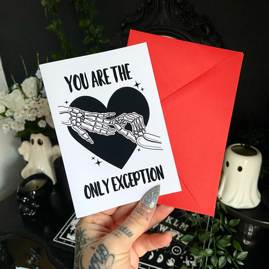 Only Exception A6 Card