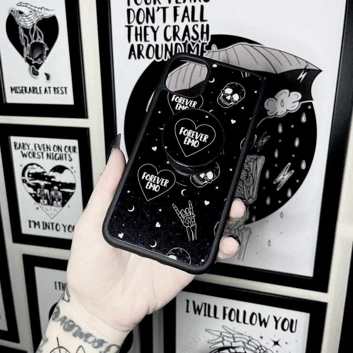 Forever Emo Black Samsung Phone Case