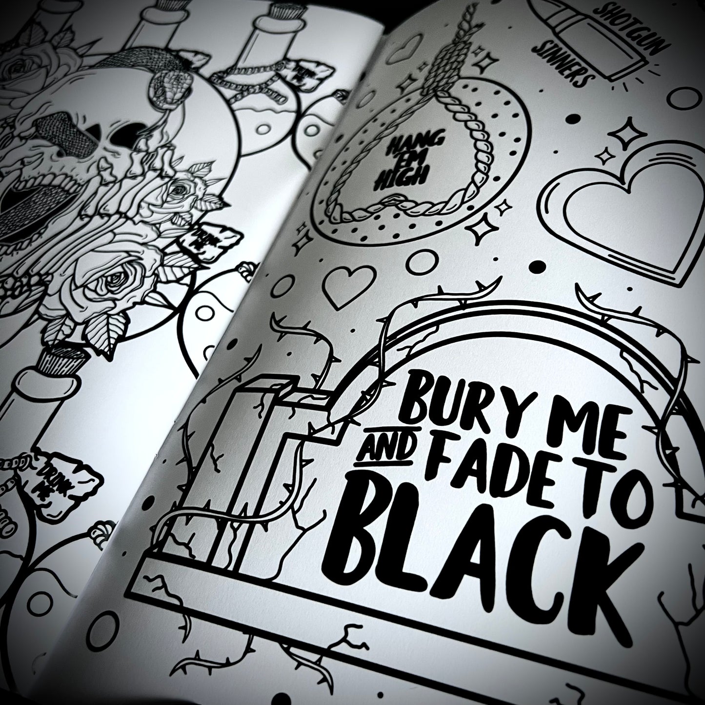 Sweet Revenge A4 Colouring Book